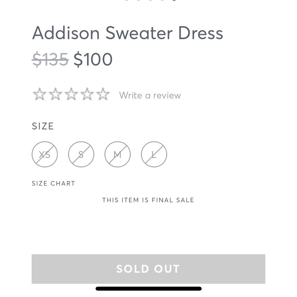 NWOT Marine Layer Addison Sweater Dress - Picture 6 of 6